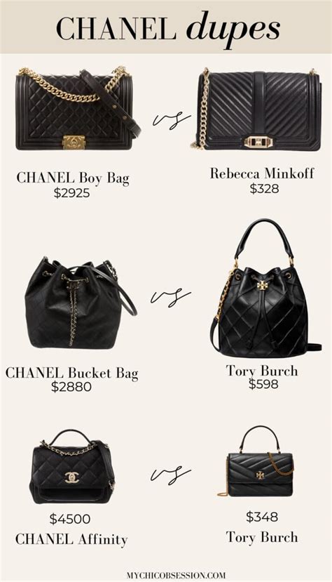 borse chanel imitate|The Best Chanel Dupes for Handbags and Slingbacks in 2024.